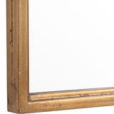 Arch Mirror - Lightly Antiqued Gold