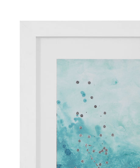 Sea Shimmer - I Framed Print - Blue