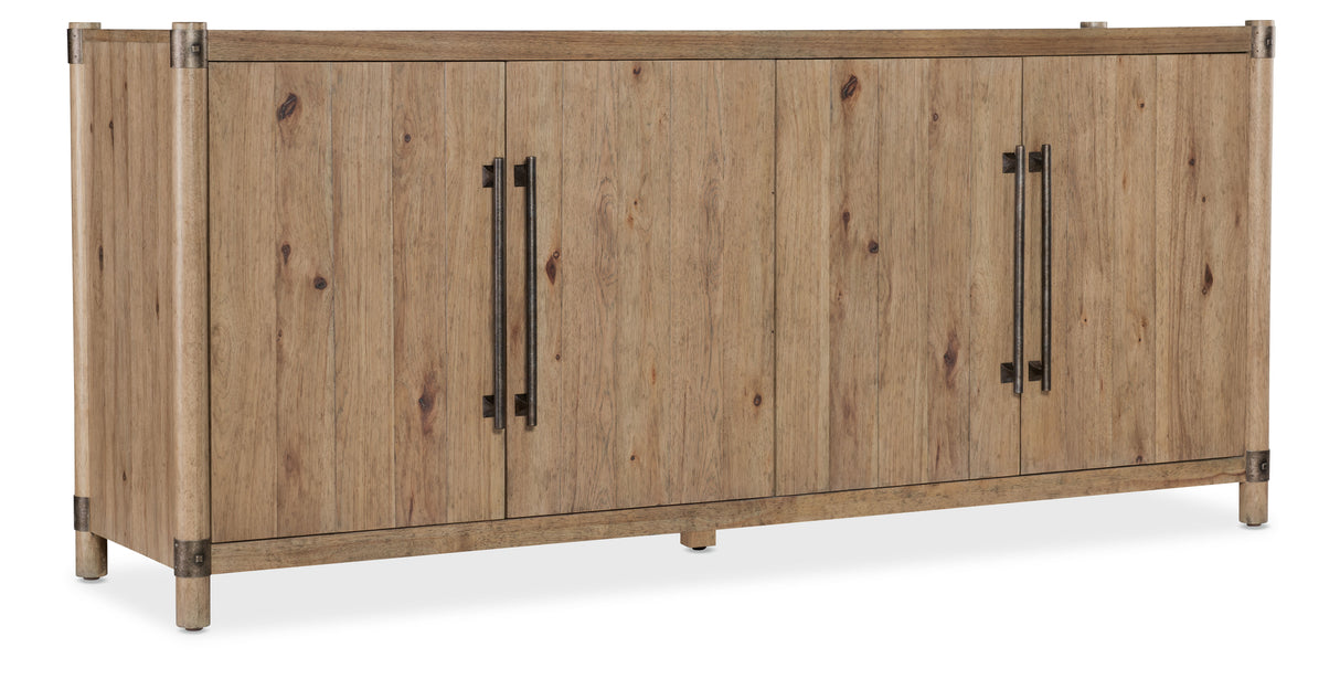 Vineyard Row - Entertainment Credenza - Light Brown