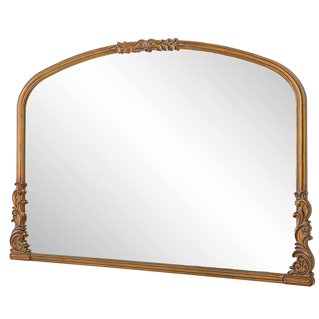 Baroque Style Mirror - Antique Gold