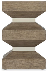 Sonnet - Square End Table - Dark Gray