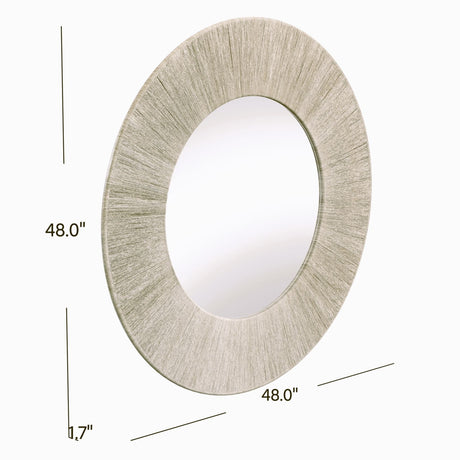 Lopez - Wall Mirror - Light Brown