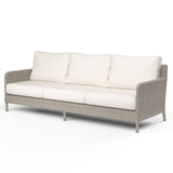 Manhattan - Sofa - White & Light Brown