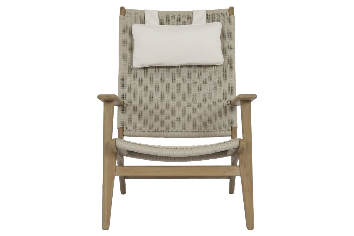 Coastal Teak - Cushionless Highback Chair - Teak