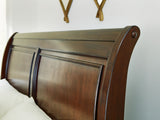 Trellington - Brown - King Sleigh Storage Bed