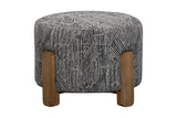 Jasper - Accent Ottoman - Exquisite Zebra