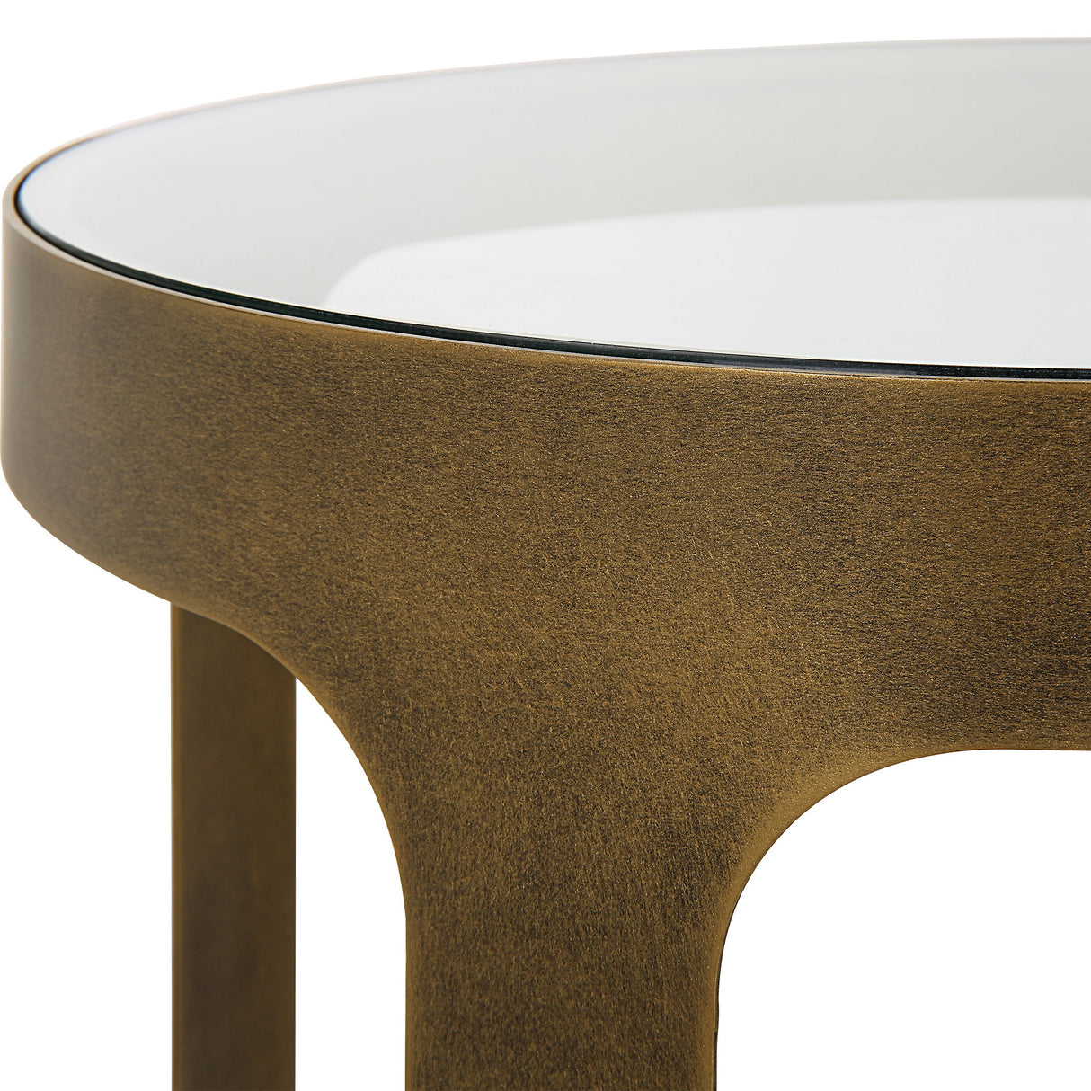 Accent Table - Brushed Gold