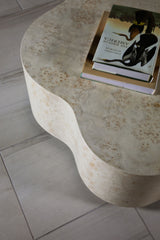 Signature Designs - Baronet Asymmetrical Cocktail Table - Beige