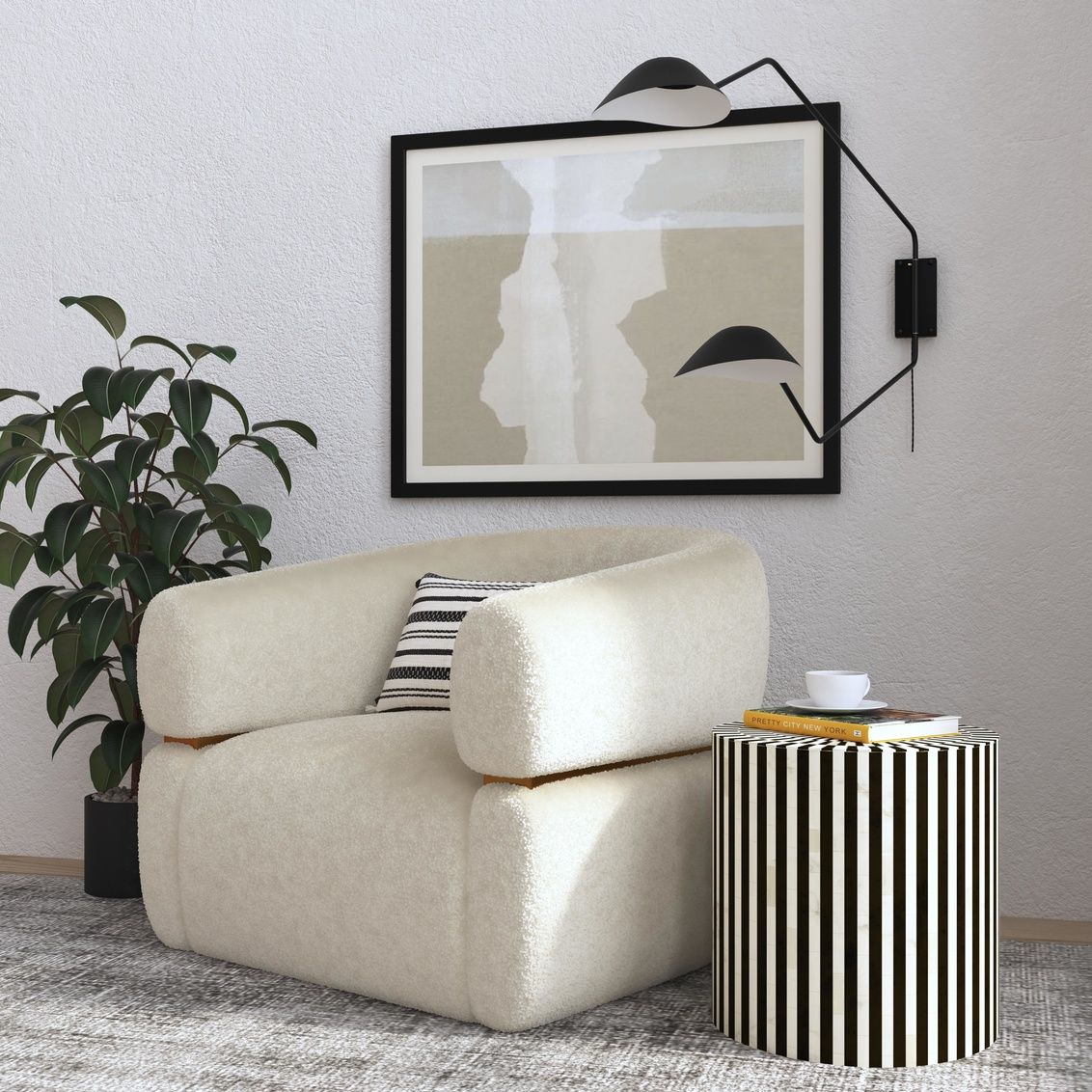 Teague - Accent Table - Black