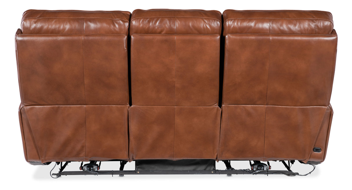 MS - Crosby Zero Gravity Power Sofa With Power Headrest - Brown