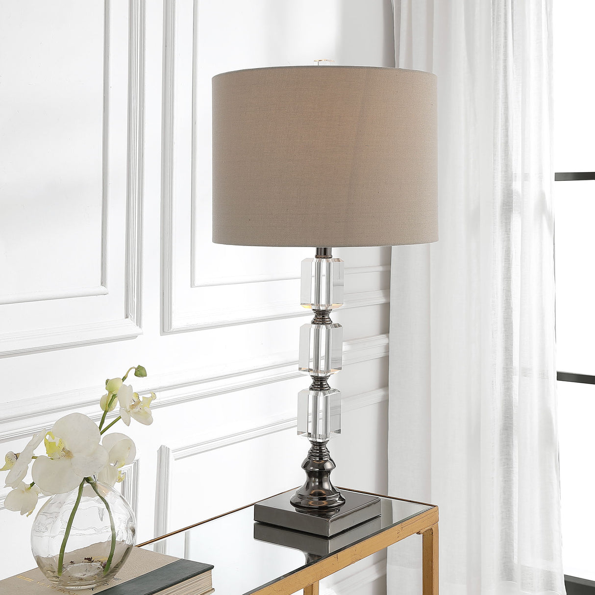 Table Lamp - Dark Antique Nickel