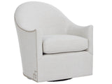 Roscoe - Swivel Chair, Special Order - Pearl Silver