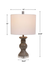 Table Lamp - Metallic Stone Gray