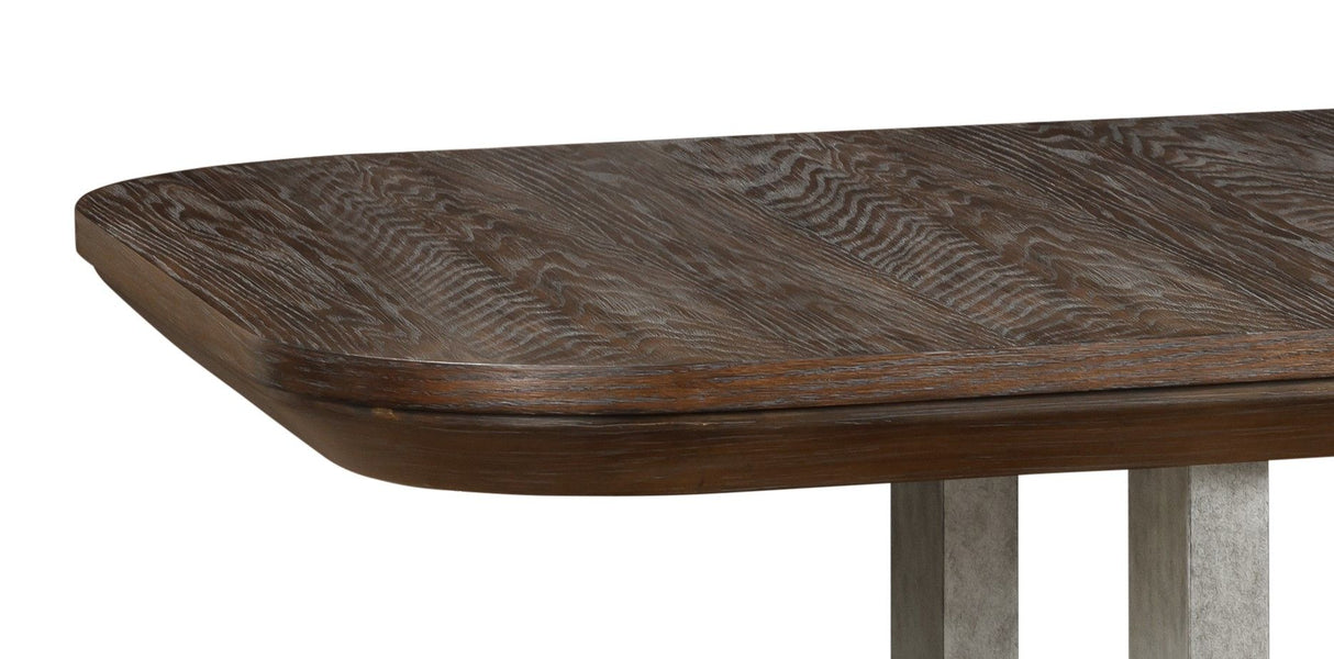 Nova - Dining Table - Cerused Charcoal Oak