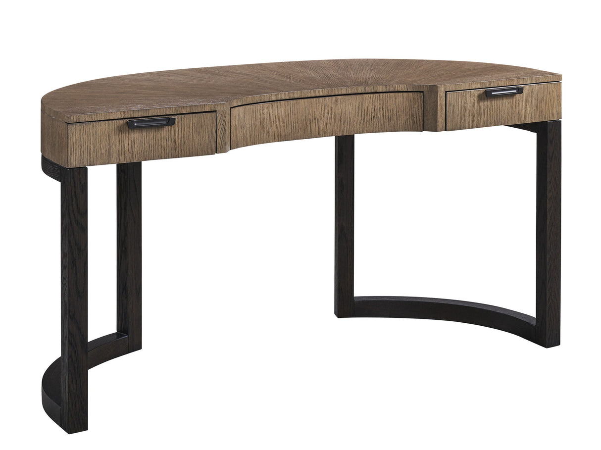 Zanzibar - Henley Writing Desk - Light Brown / Black