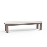 Laguna - Dining Bench, No Welt - Canvas Flax / Gray