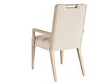 Sunset Key - Aiden Channeled Upholstered Arm Chair - Light Beige