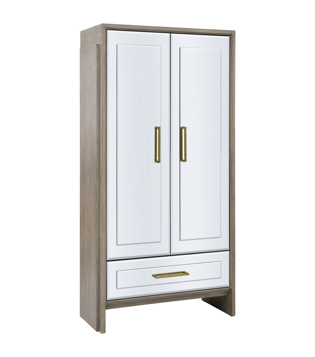 Lansing - Tall Bar Cabinet - Cerused Gray Oak