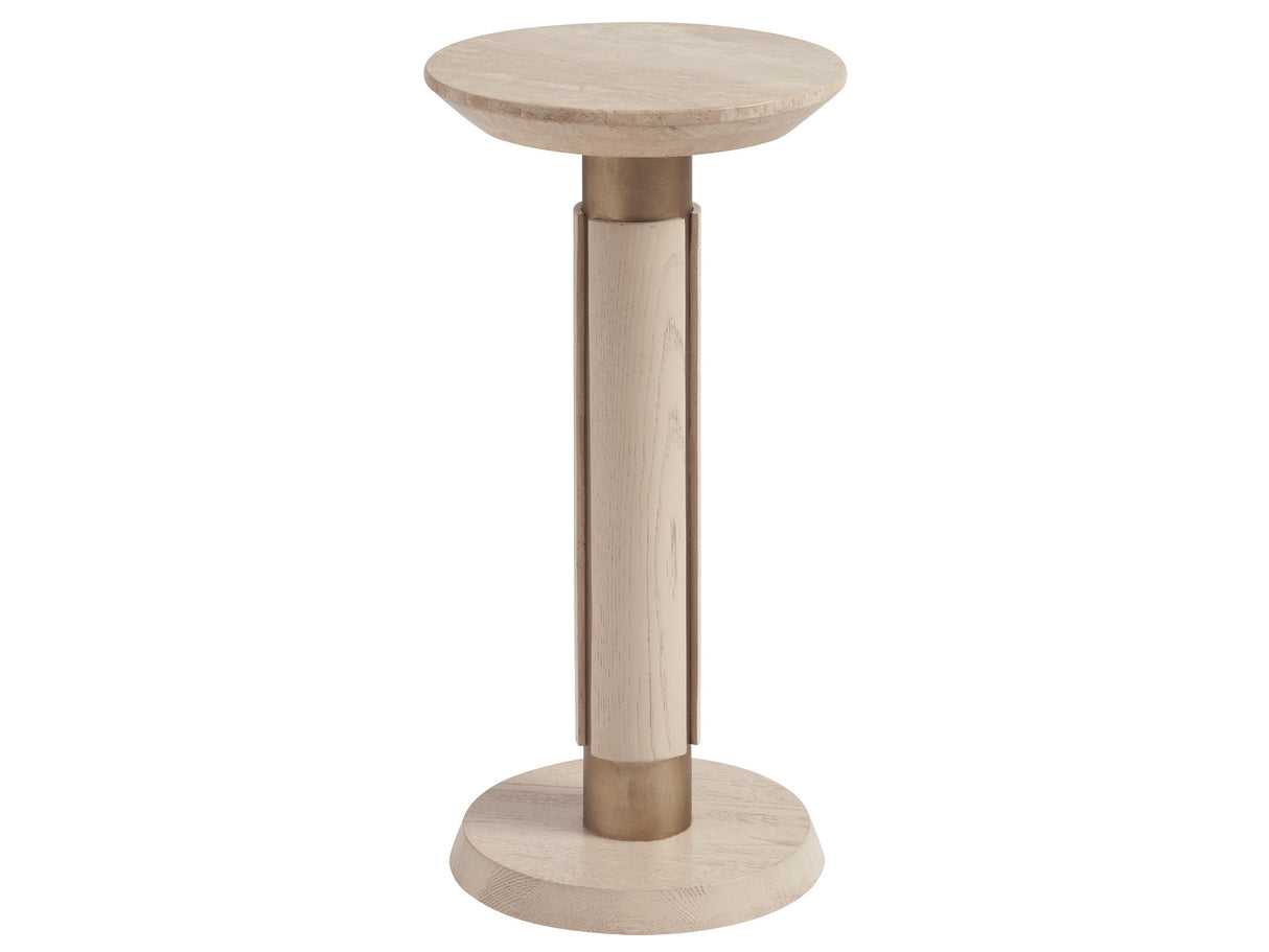 Sunset Key - Carver Accent Table - Beige