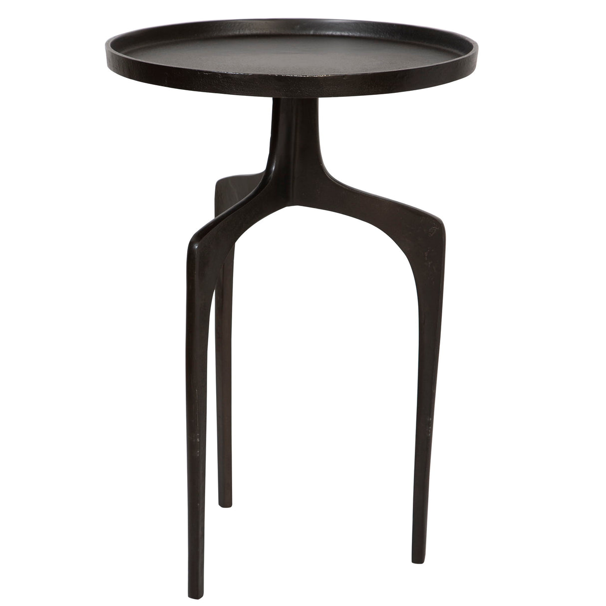 Accent Table - Raw Dark Brown