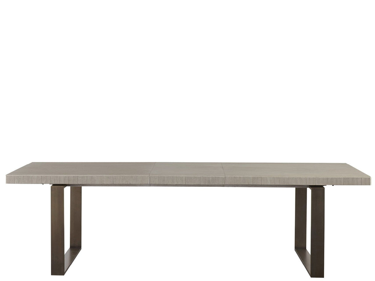 Modern - Robards Rectangular Dining Table - Flint