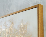 Dalewick - Brown / Gray / Gold Finish - Wall Art