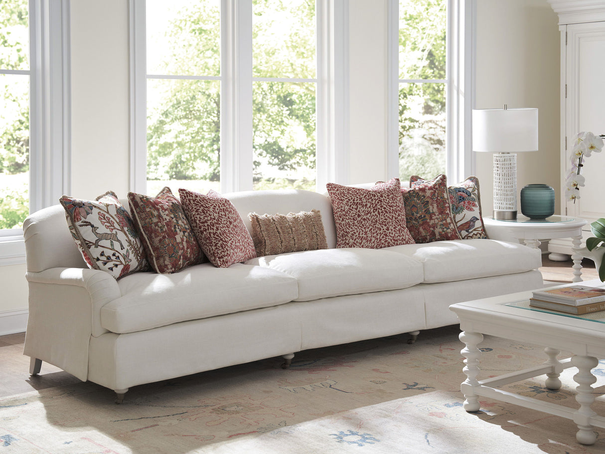 Barclay Butera Upholstery - Athos Sofa With Pewter Casters