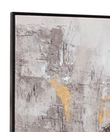 About Town - Framed Canvas - Gray