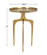 Accent Table - Soft Gold