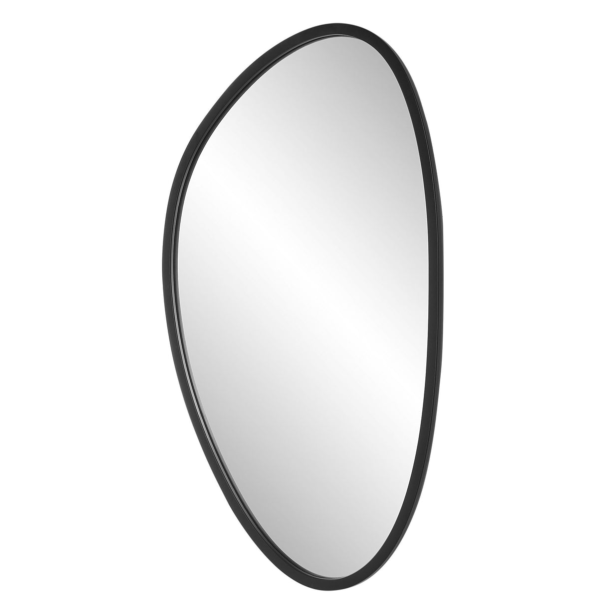 Asymmetrical Mirror - Matte Black