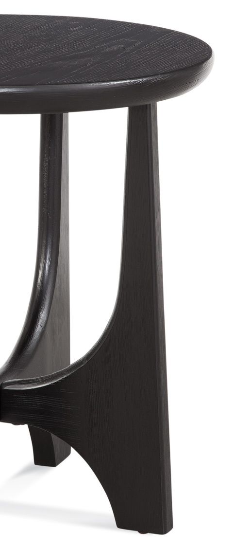 Dunnigan - Round End Table - Black