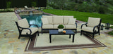 Monterey - Sofa, With Self Welt - Linen Stone / Black