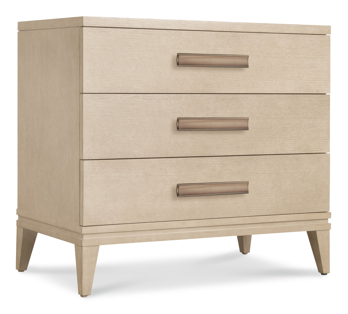 Westwood - Three-Drawer Nightstand - Beige