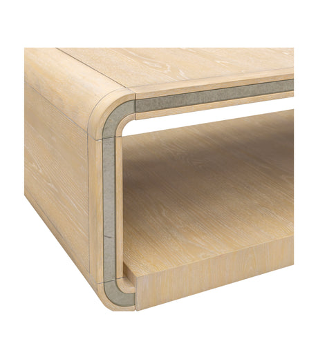 Damone - Coffee Table - Cerused White Oak