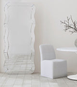 Wave - Floor Mirror - White