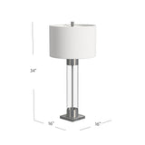 Tennison - Table Lamp - Silver