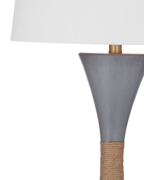 Dorian - Table Lamp - Gray / White