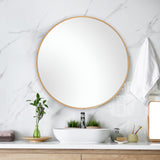 Plain Mirror - Brushed Gold