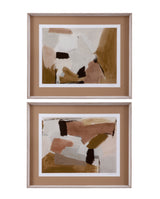 Almondine - Framed Print (Set of 2) - White