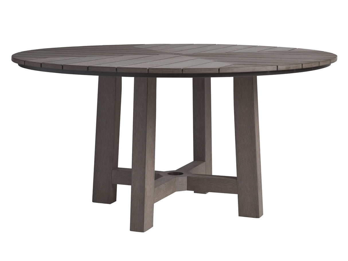 Mozambique - Round Dining Table - Dark Brown