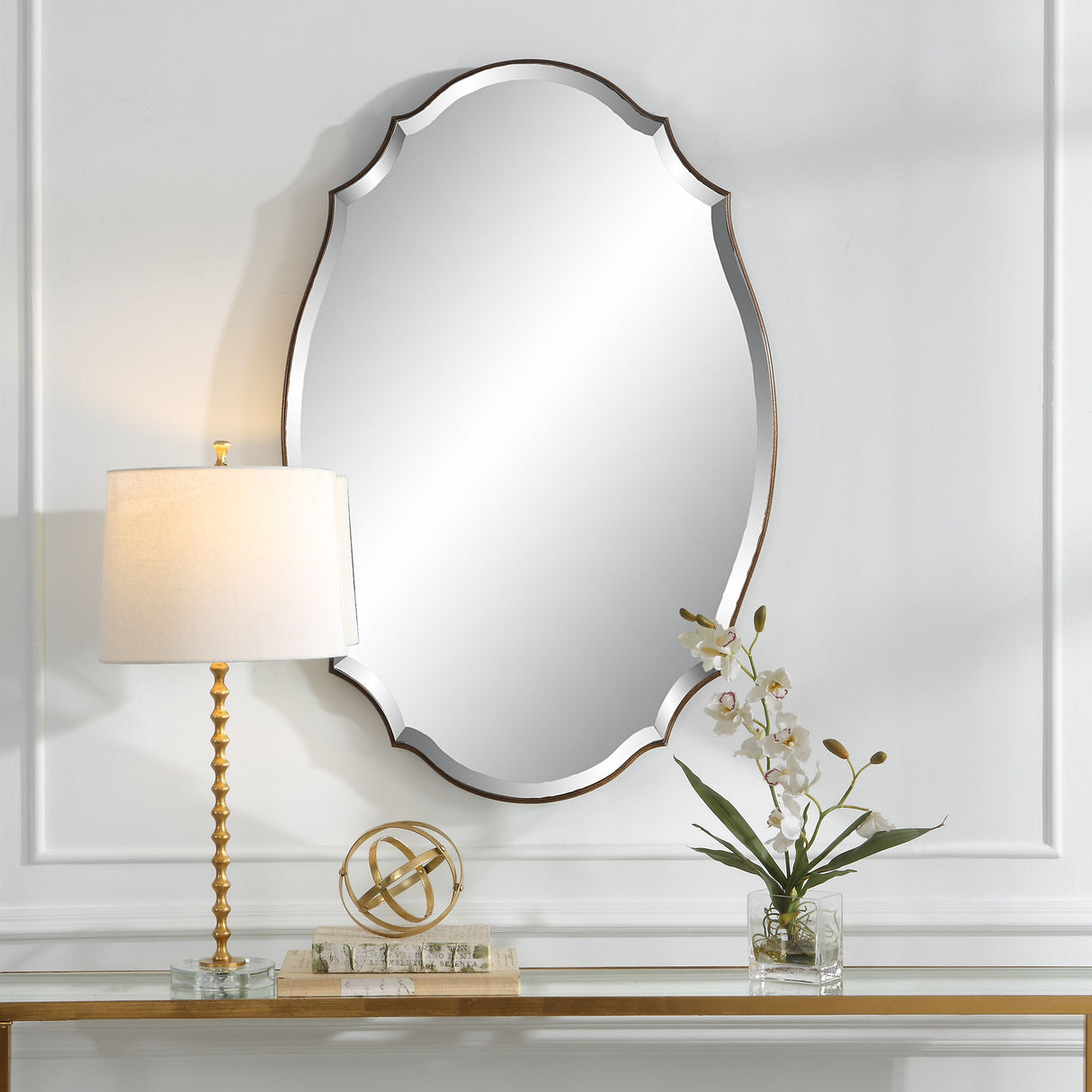 Mirror - Antique Bronze & Gold