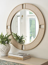 Sunset Key - Nina Round Mirror - Beige