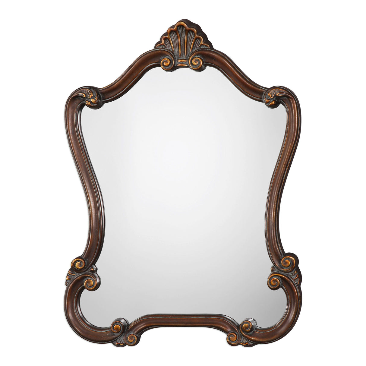 Mirror - Lightly Distressed Bronze