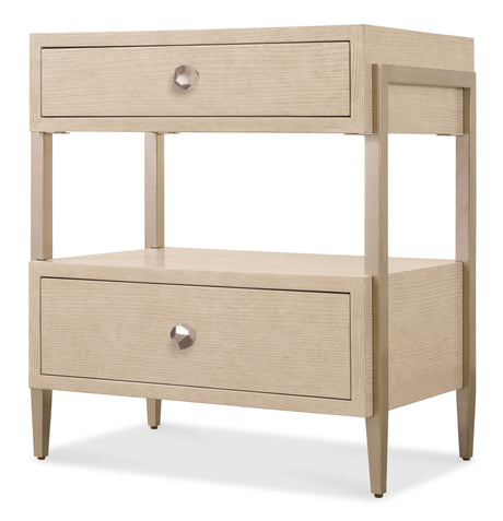 Westwood - Two-Drawer Nightstand - Beige