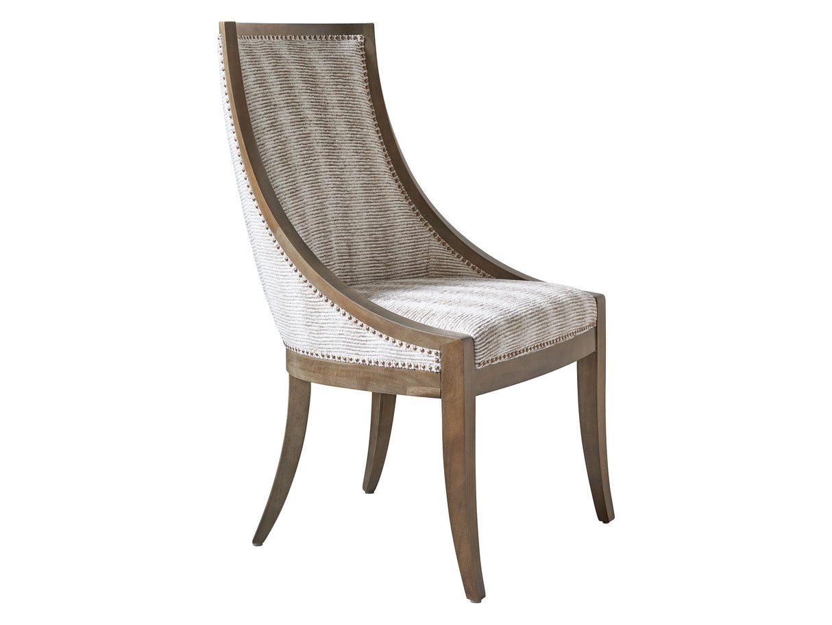 Lexington Upholstery - Chamberlain Dining Chair - White / Dark Brown