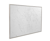 Paradisio - Framed Canvas - White