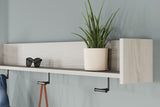 Socalle - Natural - Bench With Coat Rack