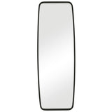 Mirror With Rounded Corners - Matte Black