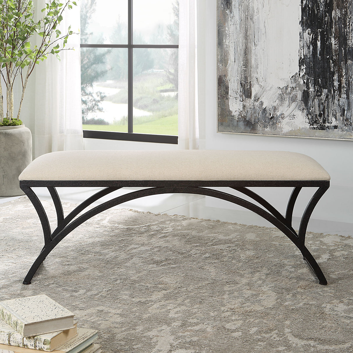 Accent Bench - Rustic Black