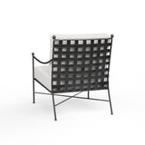 Provence - Club Chair, With Self Welt - Canvas Flax / Black